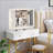LED Crystal Mirror Light With Dimmable Lights