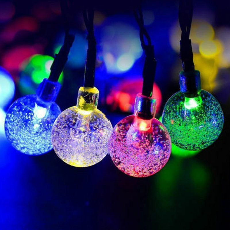 30 LED Solar String Lights, Yellow
