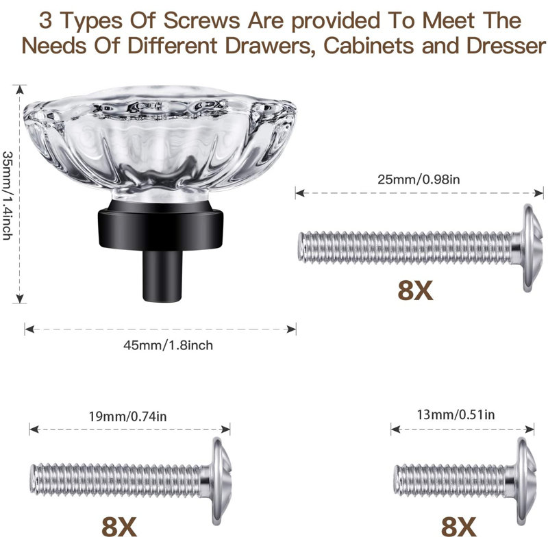 Oversized 6 69/100 Length Oval Knob