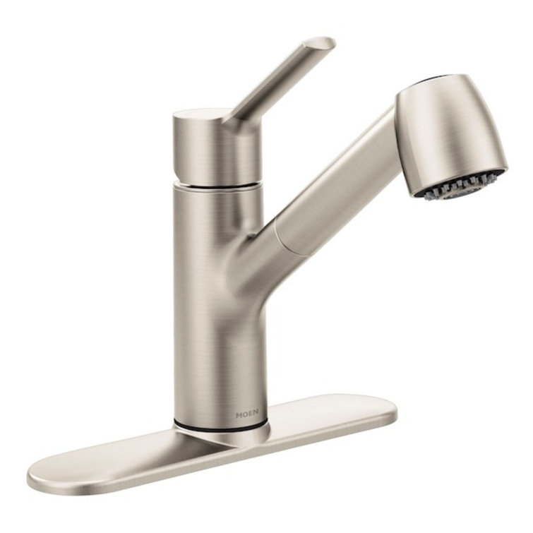 Method Pull Out Single Handle Kitchen Faucet with Power Clean and Duralock