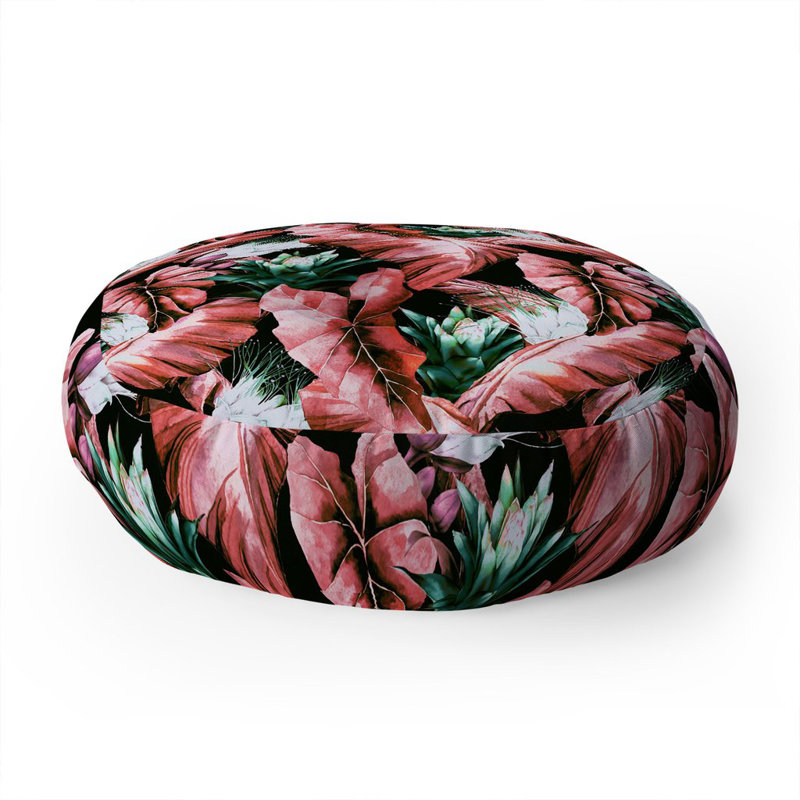 Coussin de sol tropical foncé marta barragan camarasa
