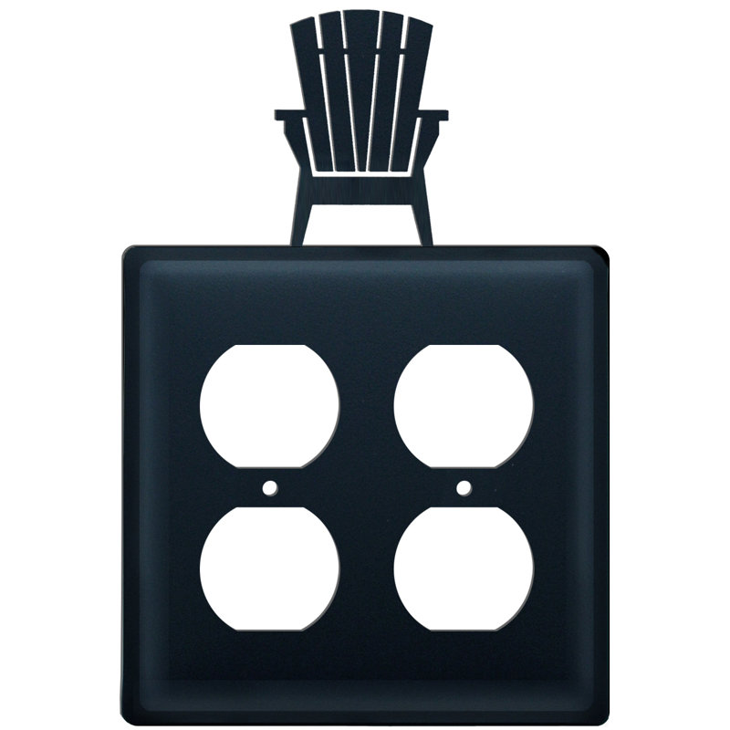 Adirondack 4-Gang Duplex Outlet Wall Plate