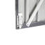 Remise de rangement de jardin en métal gris blanc 6X4x6ft