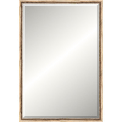 Silver Beaded Old World Mirror