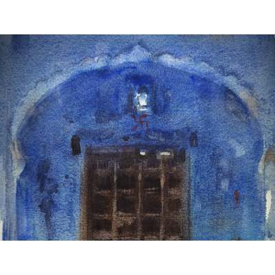 Vieille porte | Peinture à l'aquarelle en vrac | Par Achintya Hazra