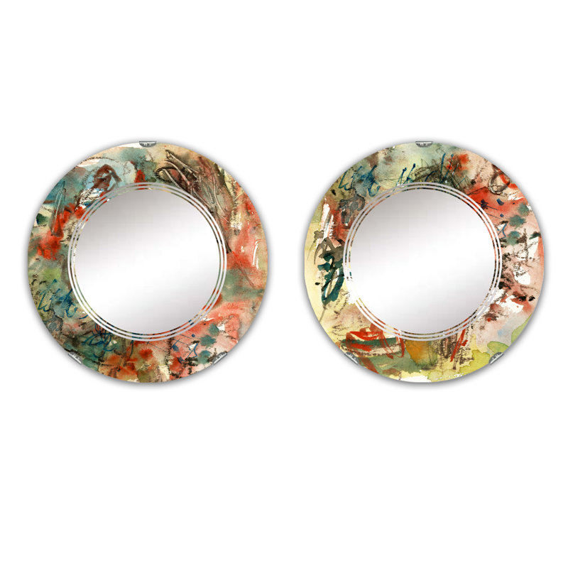 Ensemble de 2 miroirs sans cadre