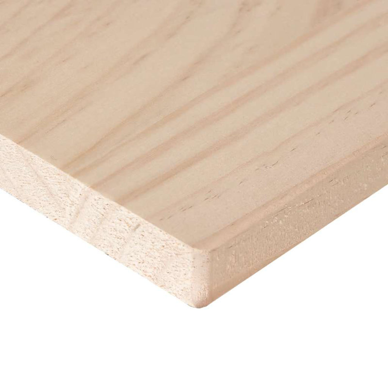 Solid Wood Table Top, 2.5cm H x 80cm W x 80cm D