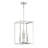 Caines 4 - Light Lantern Rectangle Pendant in Polished Nickel-1419065677