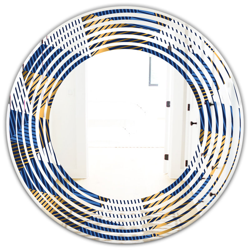 Miroir mural Wave Luxury Waves V, H 24 po x l 24 po