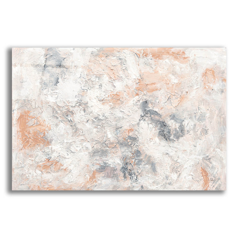Art mural en verre Ivy Bronx «Springtime 3» par Sarah Adams, H 16 po x l 24 po x P 0,2 po