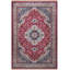 Tapis décoratif multicolore à motif floral traditionnel lavable à la machine-1898735885