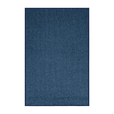 Tapis gris uni lavable à la machine