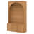 Entryway Hall Tree With Storage Bench, Adjustable Shelves, Arched Coat Rack With 4 Golden Hooks And 3 Cabinets-963269641