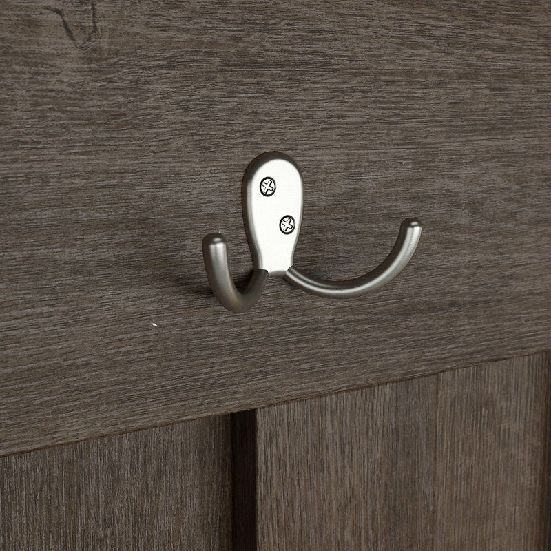 Pernell Freestanding 3 - Hook Coat Rack, Ash Brown