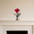 Amaryllis Silk Arrangement with Vase