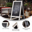 Wood A-Frame Magnetic Chalkboard Set with Markers, Stencils, and Magnets-86903251