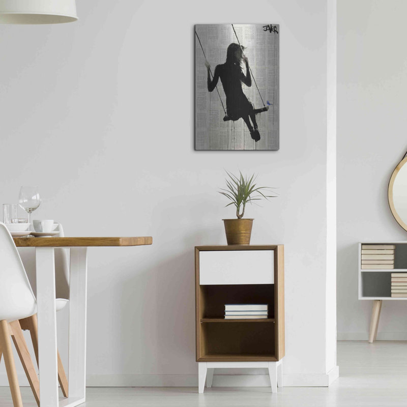"La liberté de parfois" par Loui Jover, H 24 po x l 16 po