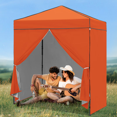 6x4 Canopy Tent, Heavy Duty Pop up Canopy with Sidewalls