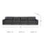 Canapé modulaire 4 pièces Ina-614786692-614786693