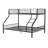 ACME Caius Bunk Bed (Twin XL/Queen), Gunmetal