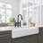 Bridge Kitchen Faucet With Pull-Down Sprayhead In Spot