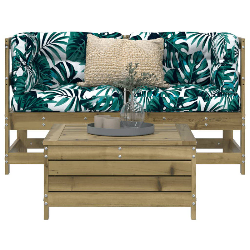 62cm Wide Patio Sofa with Cushions