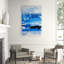 Blue Sky 2' Framed Print on Glass