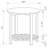 Round Engineered Wood Side End Table