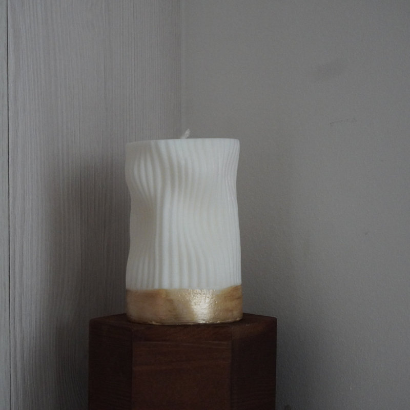 Lemongrass & Eucalyptus Scented Flameless Pillar Candle