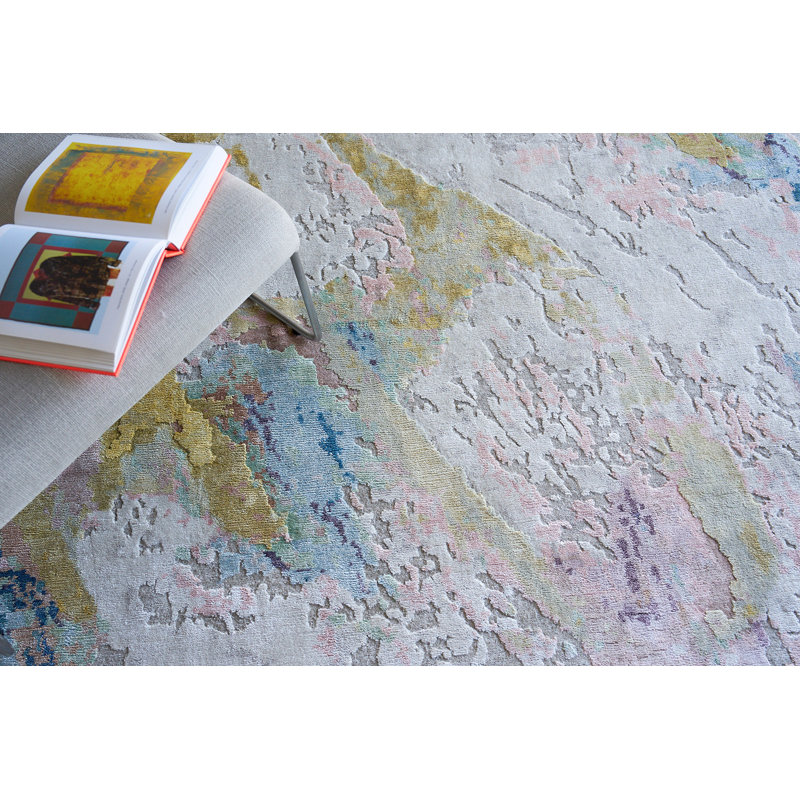 Floor Art Abstract Area Rug, Rectangle 10' x 14'