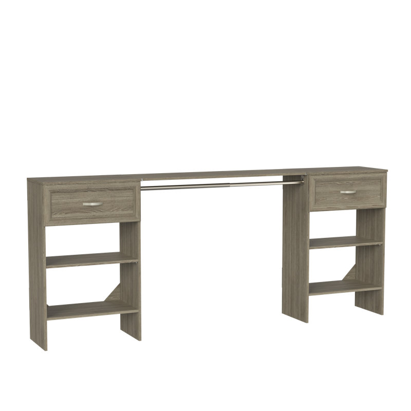 Suitesymphony Base Unit Set With Traditional Drawers, Top Shelf And Hang Rod