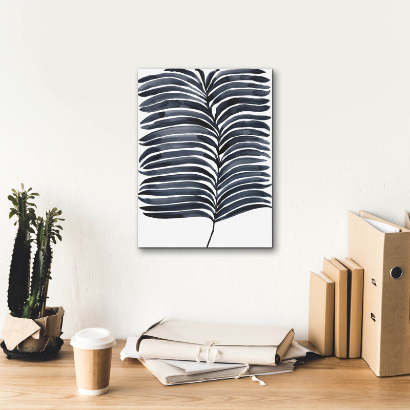 «Indigo Fronds I» par Regina Moore, H 16 po x l 12 po
