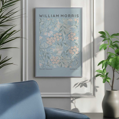 Imprimé jasmin bleu pâle par William Morris