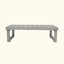 Rustic Acacia Wood Outdoor Coffee Table With Slat Design And Sled Legs For Durable Elegance-315258613