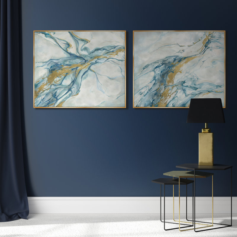 Mystical Gold I Print by Jacob Lincoln, 41.5" H x 49.5" W , Image Brush Gel