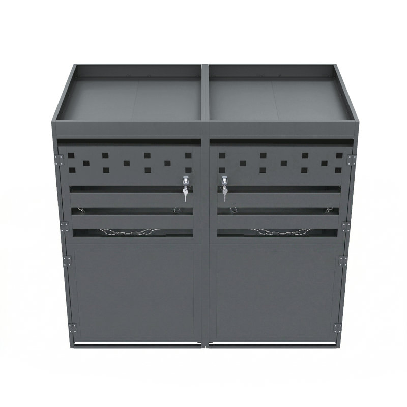 Metal Double Bin Store