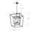 Labarre 4 - Light Lantern Open Caged Pendant Antique Gold-1220788935