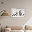 Décoration murale moderne "Deux guépards" par Art Remedy, cadre blanc, 30 x 20-1384663064-1384663068