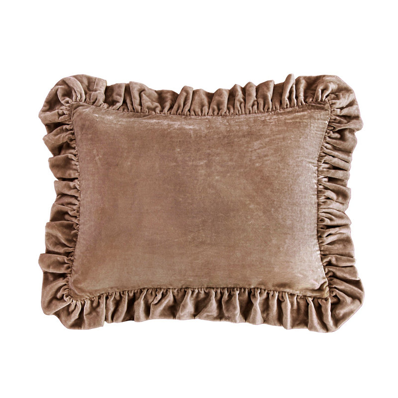Coussin Oblong Stella, Vieux rose