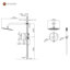 Robinet de douche Calder avec valve brute-61901569