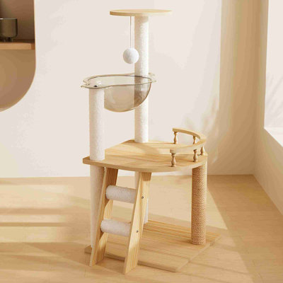 Tour à chat moderne en bois