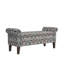 Polyester Upholstered Storage Bench-1798401155