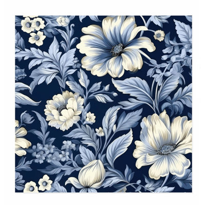Impression florale sans cadre