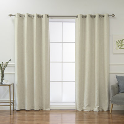 Mendelsohn Polyester Blackout Grommet Curtain Panel 
