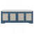 Bleu marine antique / beige