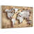 Floating Frame Natural Wood