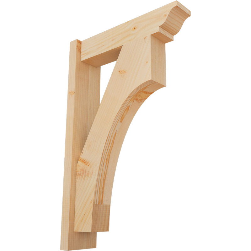 Persienne en bois Westlake, Sapin Douglas de 5 1/2 po (lisse), P 20 po x H 32 po