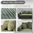 Gus 102.4"W/ 70.8"W Modular 7 Seaters Corduroy Sectional, include 3 Ottomans-2123406490