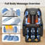 Favour BS-03 Corps noir zéro gravité avec rail en S à double noyau, roulettes mains robotisées, fauteuil de massage shiatsu-701481541