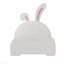 Lit princesse rembourré en forme de lapin, lit plateforme simple avec tête et pied de lit